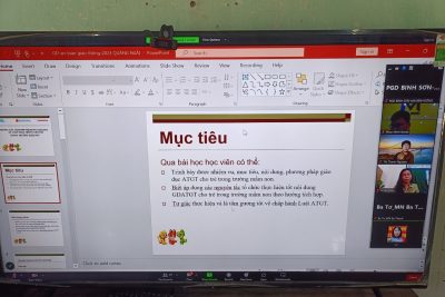 Tập huấn trực tuyến “Chương trình Tôi yêu Việt Nam giới thiệu sách an toàn giao thông cho trẻ” ngày 30/09/2023